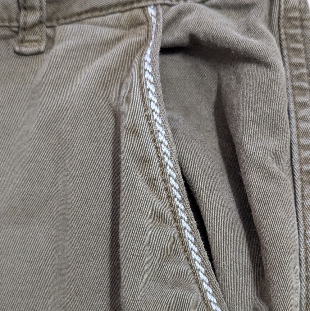 Faherty 90s Margaux Cargo Jogger Pants Women's‎ Sz 26 in Field Green Utility - Picture 11 of 12